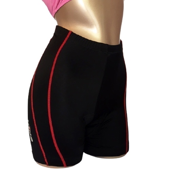 Hind Biking Cycling Shorts Chamois Padded with Spandex Excellent Condition - Picture 2 of 11